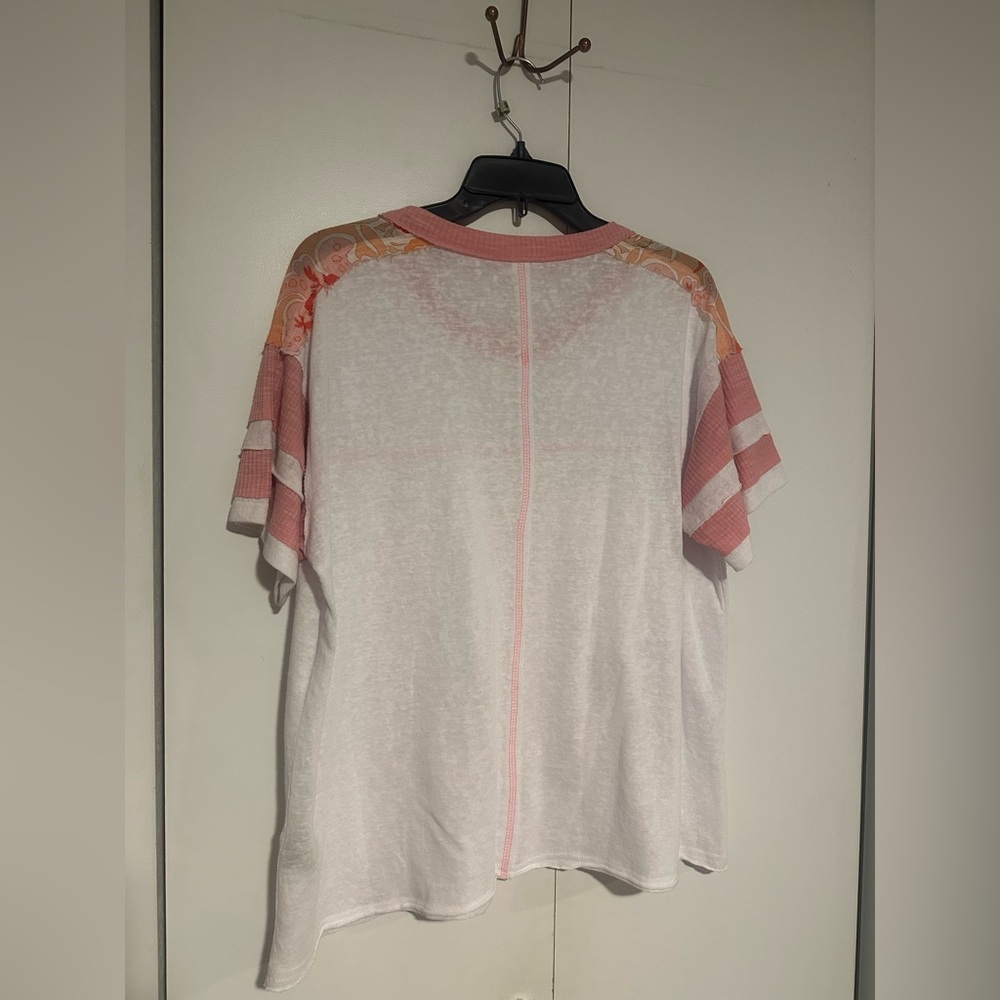 Pol Varsity Patchwork Tee Nwot - image 8